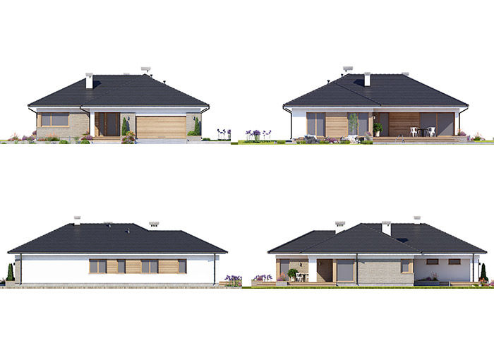 Luxury Two Storey Prefabricated Villa Furnished Light Steel Structure House