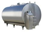Horizontal Stainless Dairy Tank Milk Storage Cooling Chilling Cooler Refrigerati