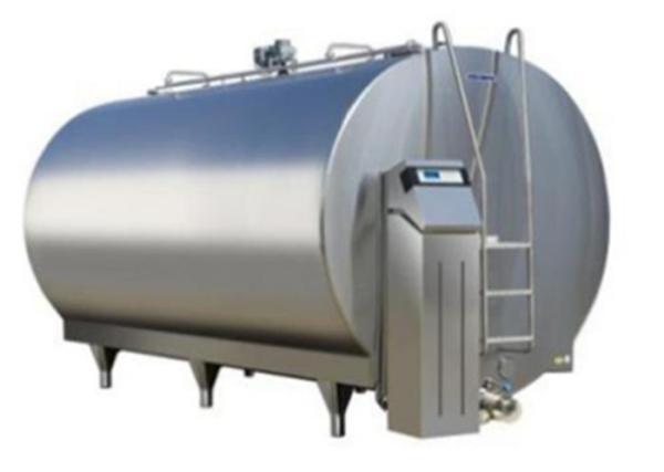 Horizontal Stainless Dairy Tank Milk Storage Cooling Chilling Cooler Refrigerati