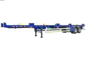 Wholesale Suspension Container Chassis 40ft 2500mm Chassis Semi Trailer from china suppliers