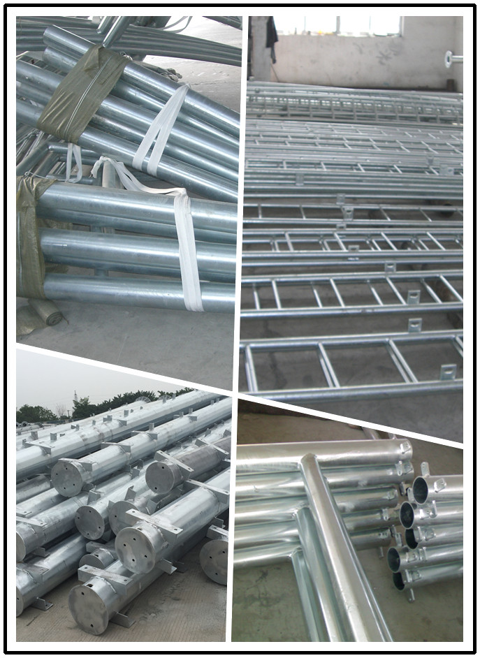 Polygonal Substation Steel Structures , Electric Transmission Tower