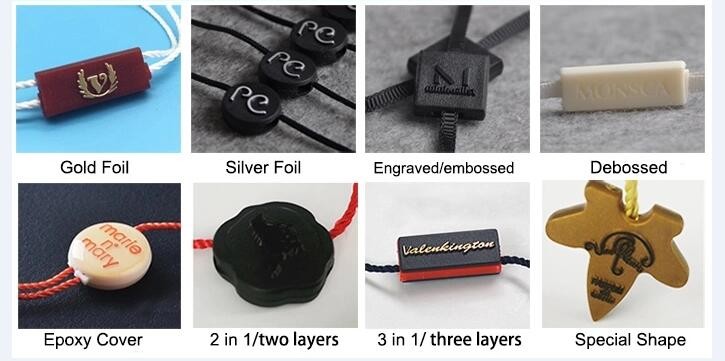 High Quality Tamper Tags Hanger Security Tag On Clothes Blastic Hook Seal Hang Tag