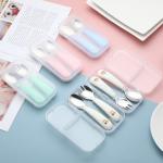 Kitchen Flatware Sets 304 Stainless Steel Cutlery Sets Food Grade Cartoon Spoon