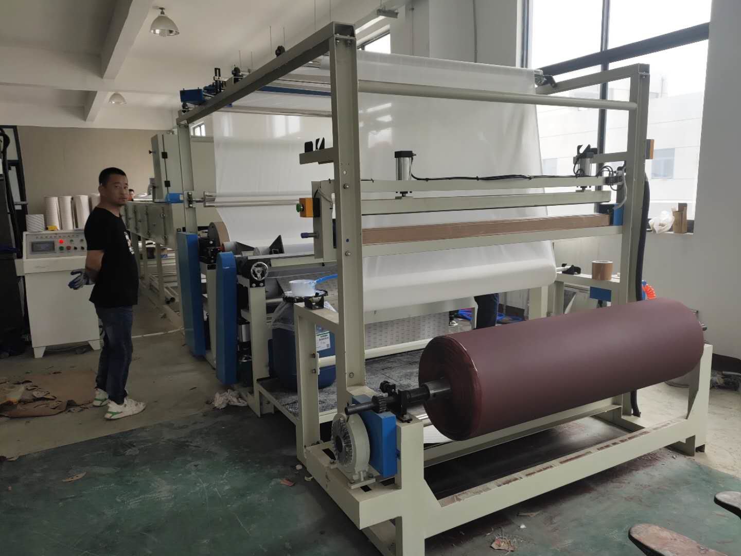 Grinding Wheel Paper Laminating Machine Electric Heating