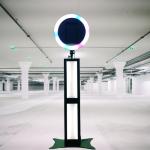 Standing Ipad Photo Booth Ring Light Metal Portable Selfie Booth
