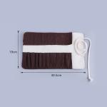 Portable Dust Free Canvas Makeup Brush Travel Bag