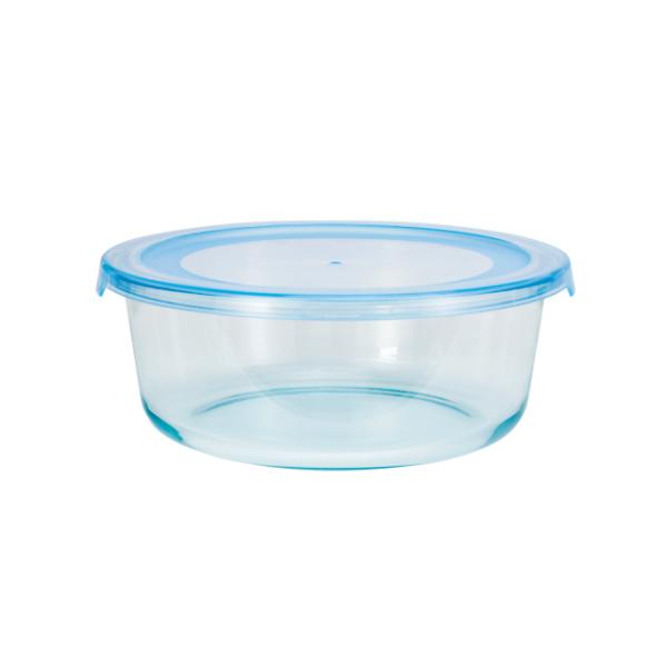 Color Sprayed Glass Food Container with PP Lid - BPA Free