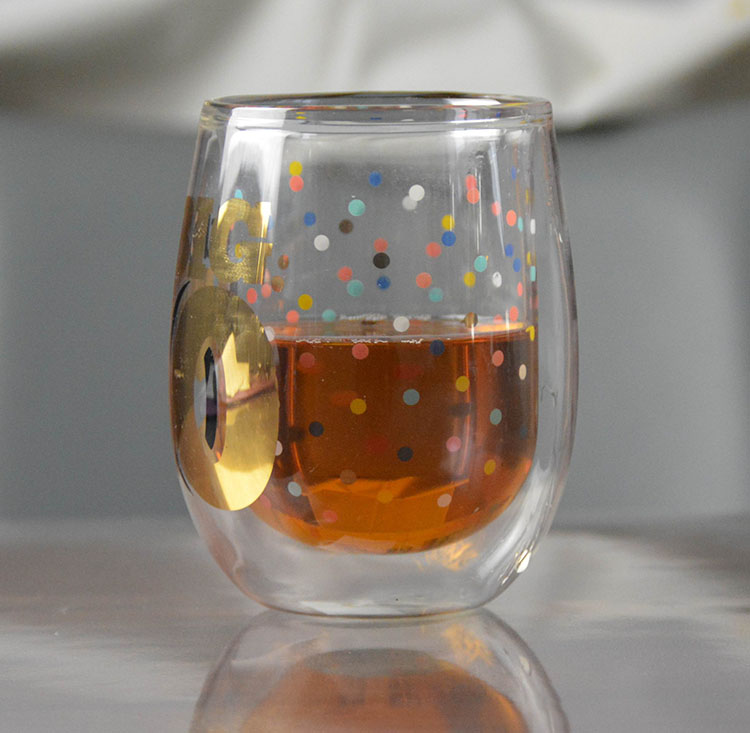 High Borosilicate Double Wall Handmade Whiskey Glass