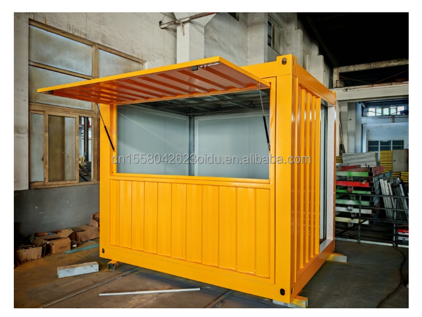 10FT Mini Pop-up Container House for Coffee Shop Bar Fast-Food Restaurant Convenience Store Kiosk or Booth Window material