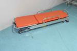 190 X 55 X 92CM Folding Ambulance Stretcher Trolley 40kg Height Adjustable