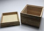 Unfinished Wooden Tea Bag Box , Antique Style Small Wooden Packaging Box