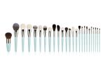 Vonira Squirrel Goat Sable Synthetic Hair Makeup Brushes With Birch Wood Handle