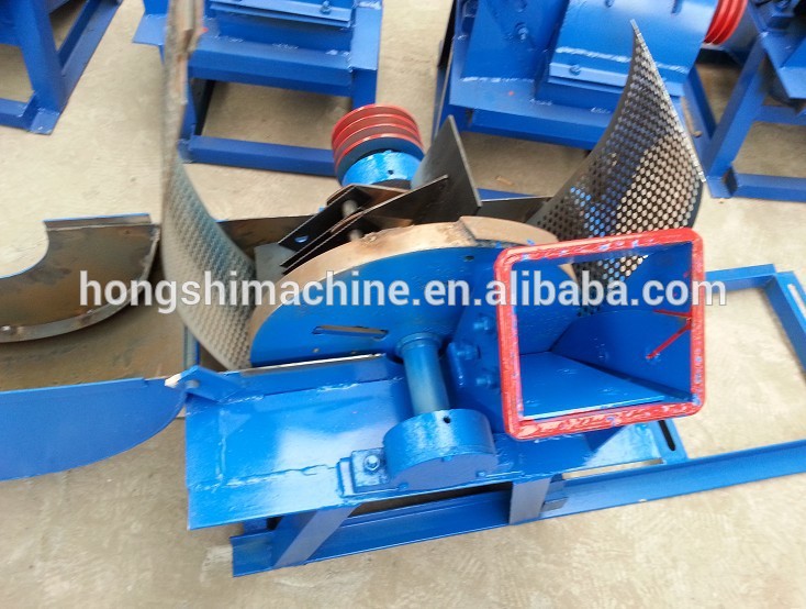 high capacity capacity 3tons/h wood crusher tree branch crusher