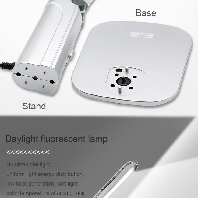 Fable Model FDL-25 Strong Arms of Diamond Grading Lamp With Fluorescent Light