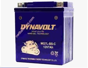 Wholesale DYNAVOLT MG7L-BS-C BATTERY 12V 7Ah New Original Gel Series Motorcycle Battery from china suppliers