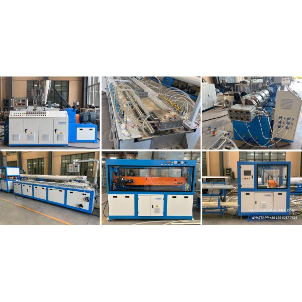 Plastic Profile Extrusion Line , PVC Window Ceiling Panel Decking Profile Production Line