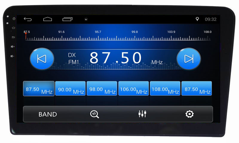 Ouchuangbo car 1080 video stereo android 8.1 for Volkswagen Santana 2013 with USB SWC 4 Core CPU WIFI receiver