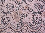 Elegant Orange Cotton Nylon Rayon Wedding Dresses Lace Fabric No-Elastic