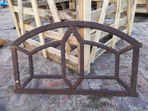 Wholesale Ancient Buiding Decorative Reclaimed Metal Window Frames Cast Iron For House from china suppliers