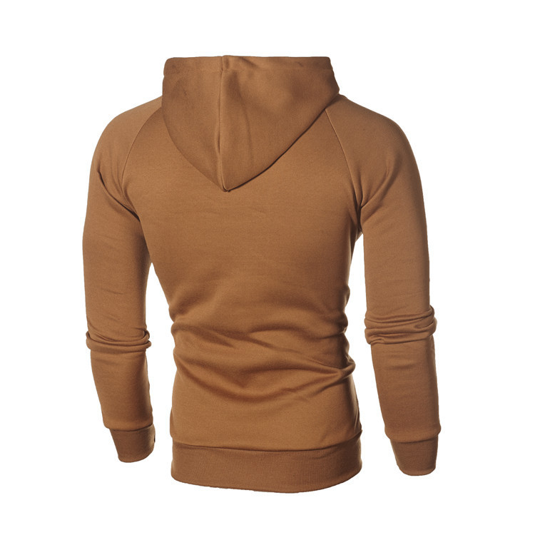 Fleece Jackets Mens Oversized Pullover Hoodie Solid Color Sports Jacket With Zipper