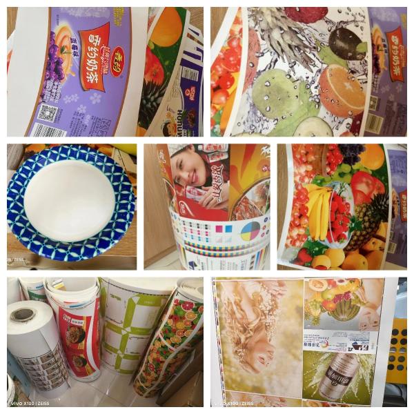 8 Color Paper Plastic Cup Bag Food Packaging Pp Woven Film Printing Machine