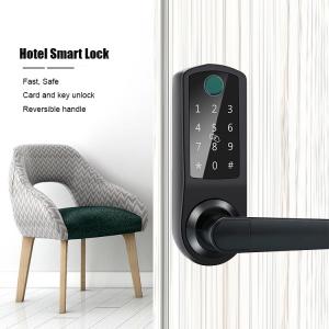 Wholesale Aluminum Biometric Keypad Fingerprint Door Lock Sliding FCC from china suppliers