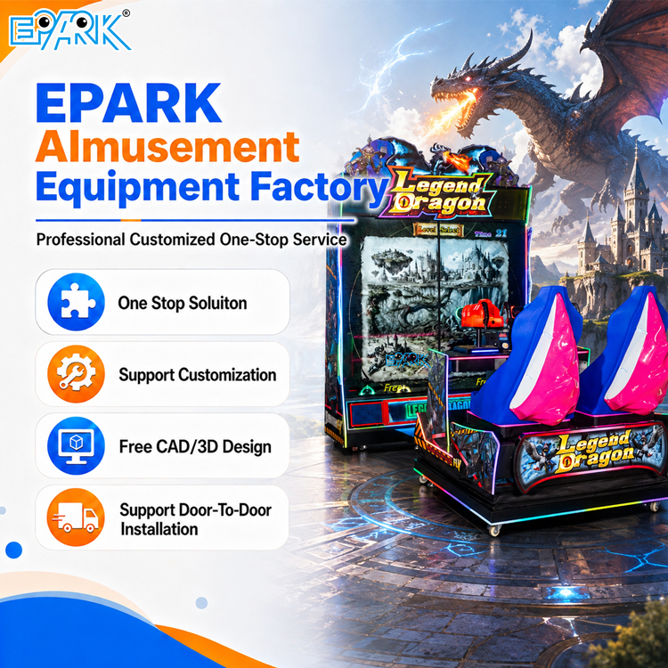 2 Player Arcade Game Machine Interactive Simulator Equipment