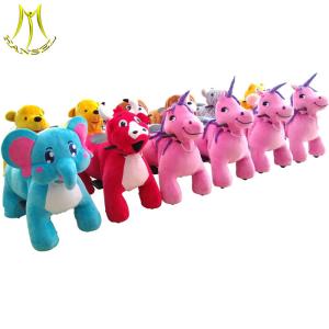 Wholesale Hansel amusement park coin operated ride animal scooters in mall from china suppliers