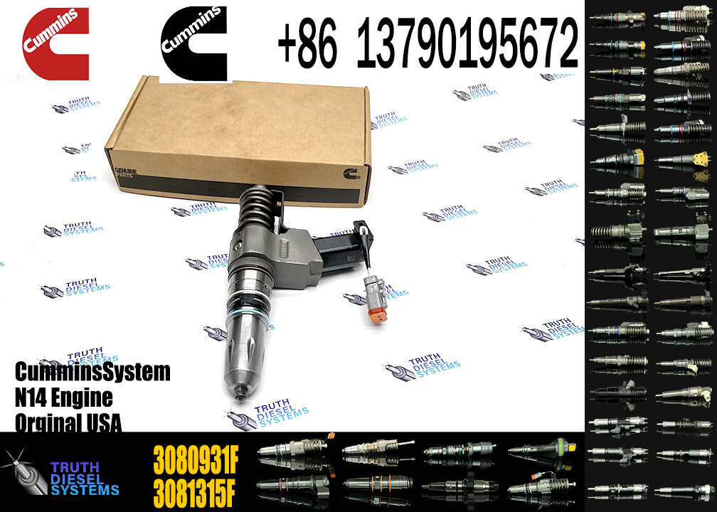 Original New Cummins Injector 3411753 3411754 3411755 3411756 3411757 3411758 3411759 3411760 3080931F Suitable for Cummins Engine