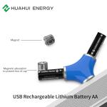 14x50.2mm USB Rechargeable Battery with Overdischarge Protection
