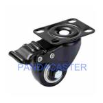 Durable Low Profile Furniture Casters , 50mm Castors With Brakes