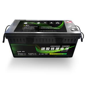 Wholesale 2400Wh 24V LiFePO4 Lithium Battery Pack 100ah Durable For Industrial from china suppliers