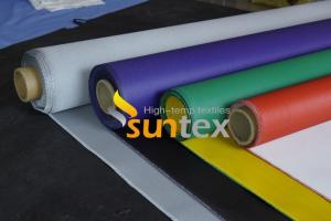 Wholesale Polyurethane PU Coated Fiberglass Fabric For Fire Curtain And Smoke Curtains from china suppliers