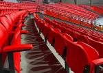 Outdoor UV Resistant Plastic Stadium Seats Aluminum Stanchion For Arena Stage