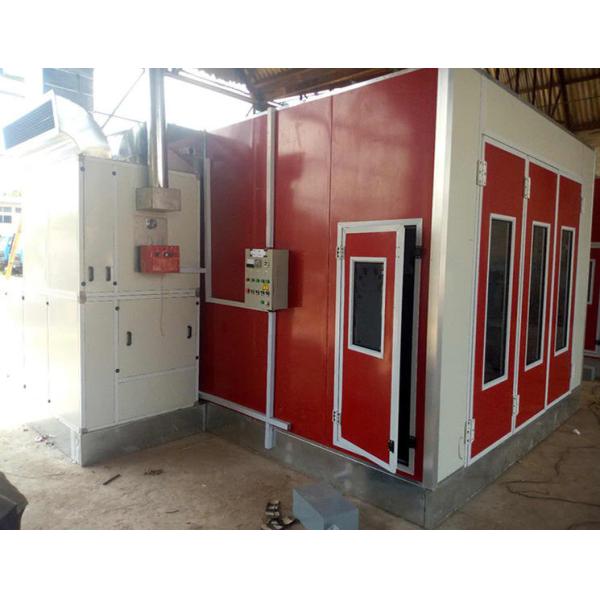 380V Industrial Automotive Paint Booth Mobile Auto Paint Booth With LED Lights