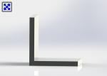 80 * 80 * 6.0mm Aluminum Angle Profile Extruded L Shaped Profile For Industrial
