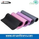 Ningbo Virson Premium Natural Rubber Bottom PU Leather Top Yoga Mat