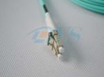 LC/PC Purple Plastic Multimode duplex Fiber Optic Cable/Fiber Optic Patch Lead