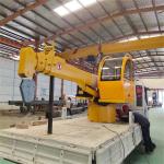 Straight Telescopic Boom Mobile Harbour Crane Hydraulic Marine Boat Ship Crane