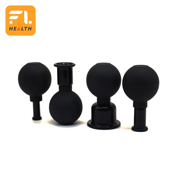 4 pcs Suction Silicon Facial Cupping Sets Vacuum Therapy Massage Cupping Anti