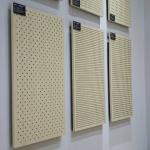 15mm 18mm Thick Micro Perforated Acoustic Panels E1 Grade 0.8 NRC Sound
