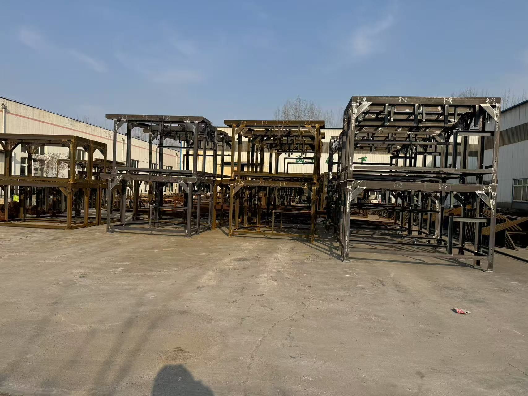Hot Dip Galvanized Wind Tower Bottom Electrical Cabinet Support Platform Sturdy Durable Bolted Installation