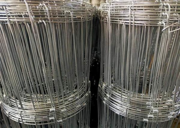 1.8m 2.5mm Galvanized Woven Steel Wire Field Hinge Joint Knot Fence For Cattle