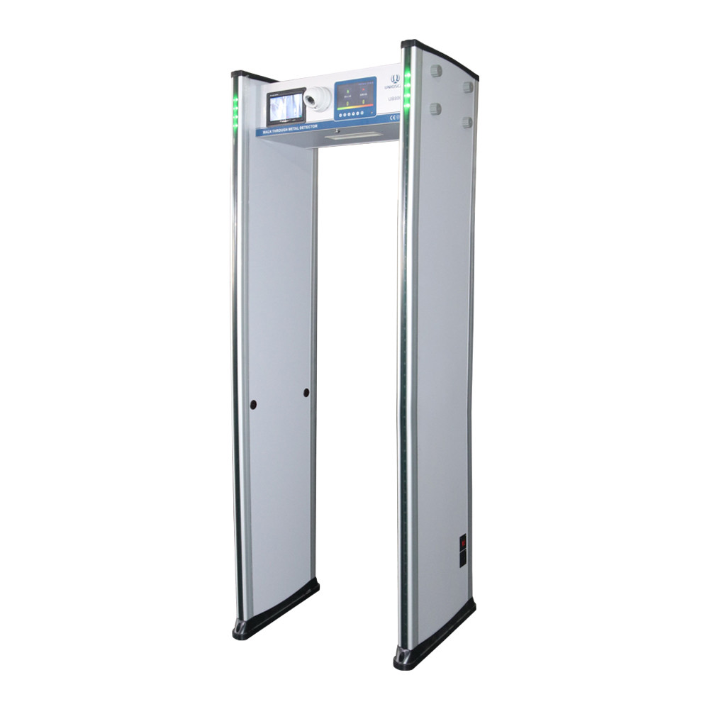 7" Screen CCTV Camera 33 Zones Door Frame Metal Detector