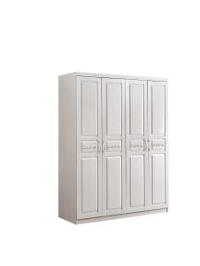 Wholesale Sturdy Small White Wooden Wardrobe With Drawers Height 3m ISO9001 Durable from china suppliers