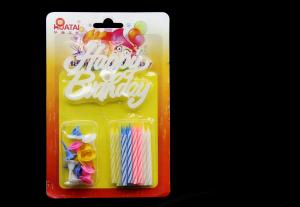 Wholesale Spiral Birthday Candles With Plastic Flower Holder from china suppliers