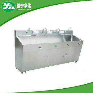Wholesale Hospital Furniture Infrared Sensing System Surgical Cleaning Disinfection Stainless Steel Sink With Faucet from china suppliers