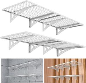 Wholesale 2x6ft Grid Shelving Steel Storage Support Rack for Painting Powder Coat Galvanized from china suppliers