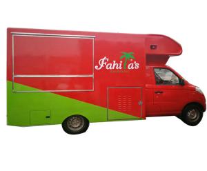 Wholesale Awesome Petrol Mobile Kitchen Truck , Mobile Fast Food Van Gasoline Fuel Type from china suppliers