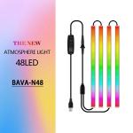 USB Rhythm Flashing LED Foot Sole Breathing Symphony Dream Car Atmosphere Light